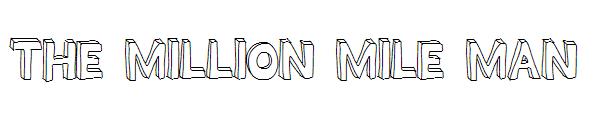The Million Mile Man字体