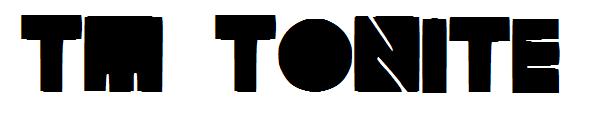 TM Tonite字体