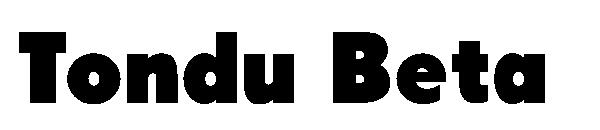 Tondu Beta字体
