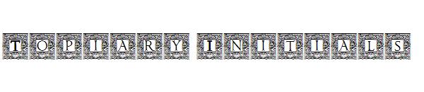 Topiary Initials字体