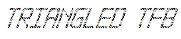 Triangled TFB字体