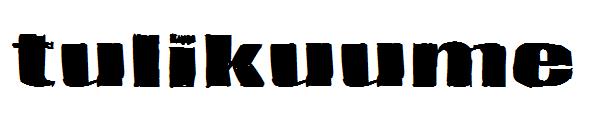 Tulikuume字体