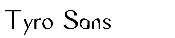 Tyro Sans字体