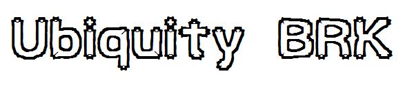Ubiquity BRK字体
