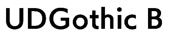 UDGothic B字体