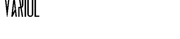 Variol字体