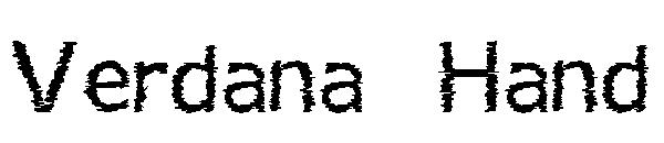 Verdana Hand字体