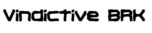 Vindictive BRK字体
