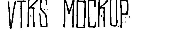 Vtks MockUp字体
