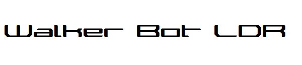 Walker Bot LDR字体