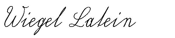 Wiegel Latein字体