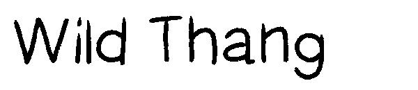 Wild Thang字体