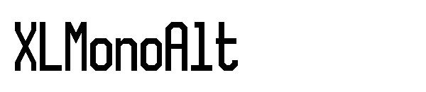XLMonoAlt字体
