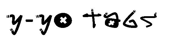 Y-Yo Tags字体