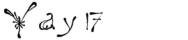 Yay 17字体