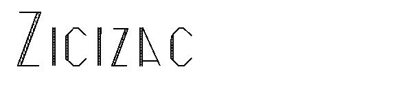 Zicizac字体