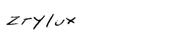 Zrylux字体