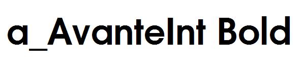 a_AvanteInt Bold字体