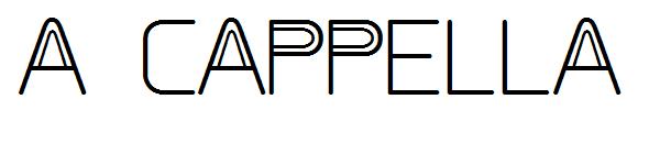 A Cappella字体