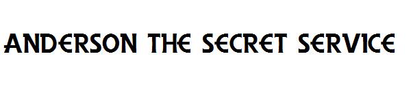 Anderson The Secret Service字体