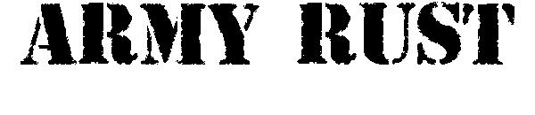 Army Rust字体