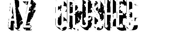 AZ Crushed字体