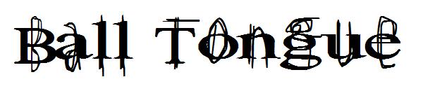 Ball Tongue字体