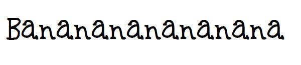 Bananananananana字体