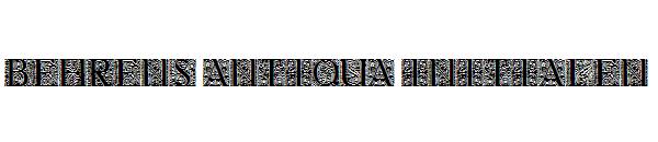 Behrens Antiqua Initialen字体