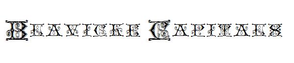 Blavicke Capitals字体