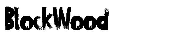 BlockWood字体