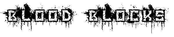 Blood Blocks字体