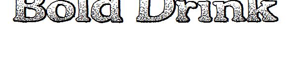 Bold Drink字体