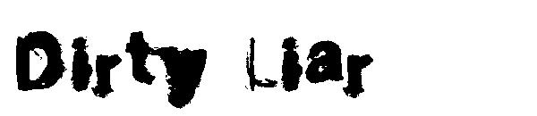 Dirty Liar字体