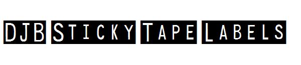 DJB Sticky Tape Labels字体