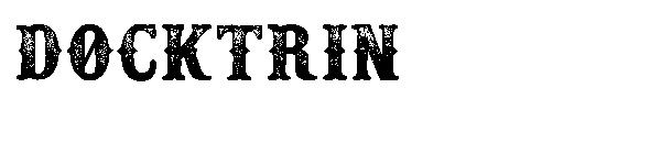 Docktrin字体
