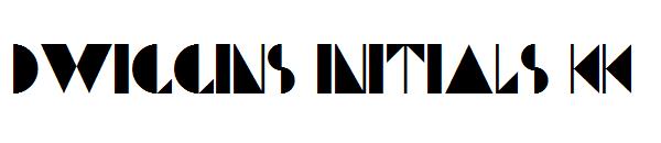 Dwiggins Initials KK字体