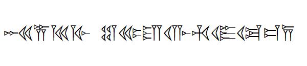 Easy Cuneiform字体