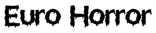 Euro Horror字体