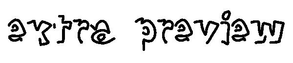 Extra Preview字体