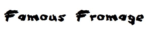 Famous Fromage字体