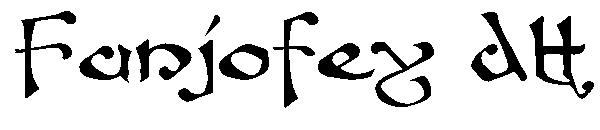 Fanjofey AH字体