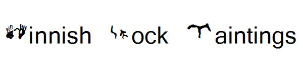 Finnish Rock Paintings字体