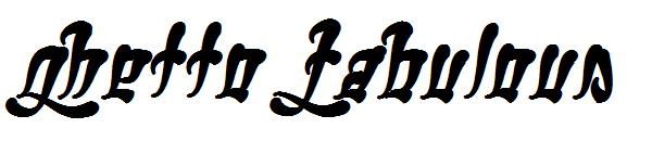 Ghetto Fabulous字体