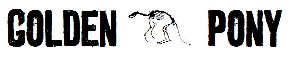 Golden 0 Pony字体