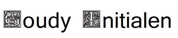 Goudy Initialen字体
