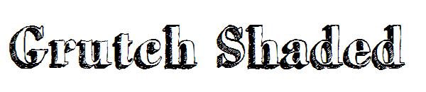 Grutch Shaded字体