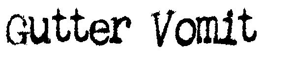 Gutter Vomit字体