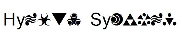 Hylian Symbols字体