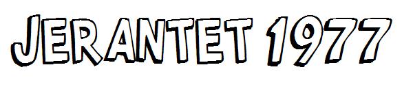 Jerantet 1977字体